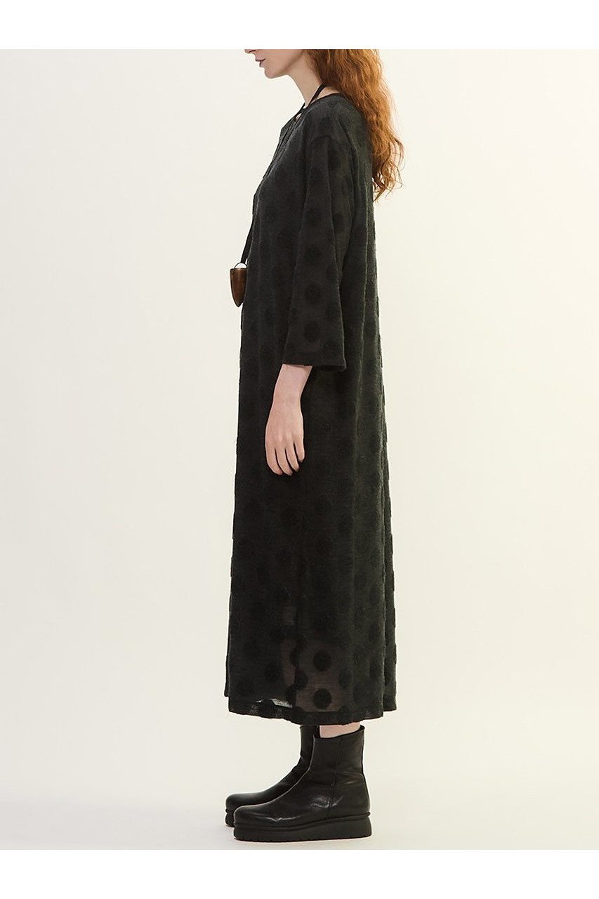 【プレインピープル/PLAIN PEOPLE】のドットジャージワンピース 人気、トレンドファッション・服の通販 founy(ファニー) 　ファッション　Fashion　レディースファッション　Fashion for Women　ワンピース　Dresses　チュニック　Tunic Tops & Dresses　アンダー　Underwear Essentials　シアー　Sheer, See-Through　チュニック　Tunic, Long Top　ドット　Polka Dot, Dot Pattern　ドレス　Dress, One-Piece　リラックス　Relax, Relaxed Fit　ロング　Long, Long-Length　新作・新入荷　New Arrivals / New In　other-2|ID: prp329100004715393 ipo3291000000034068413