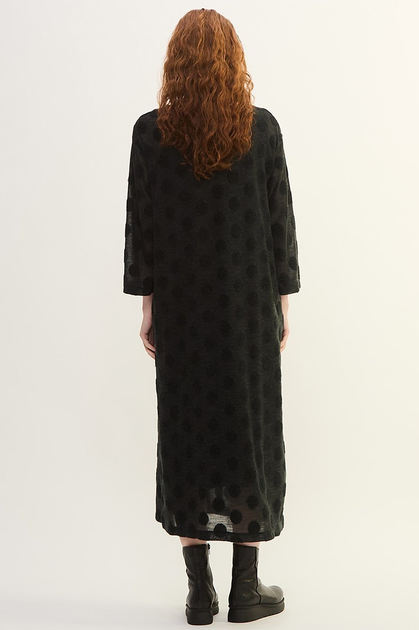 【プレインピープル/PLAIN PEOPLE】のドットジャージワンピース 人気、トレンドファッション・服の通販 founy(ファニー) 　ファッション　Fashion　レディースファッション　Fashion for Women　ワンピース　Dresses　チュニック　Tunic Tops & Dresses　アンダー　Underwear Essentials　シアー　Sheer, See-Through　チュニック　Tunic, Long Top　ドット　Polka Dot, Dot Pattern　ドレス　Dress, One-Piece　リラックス　Relax, Relaxed Fit　ロング　Long, Long-Length　新作・新入荷　New Arrivals / New In　other-3|ID: prp329100004715393 ipo3291000000034068414