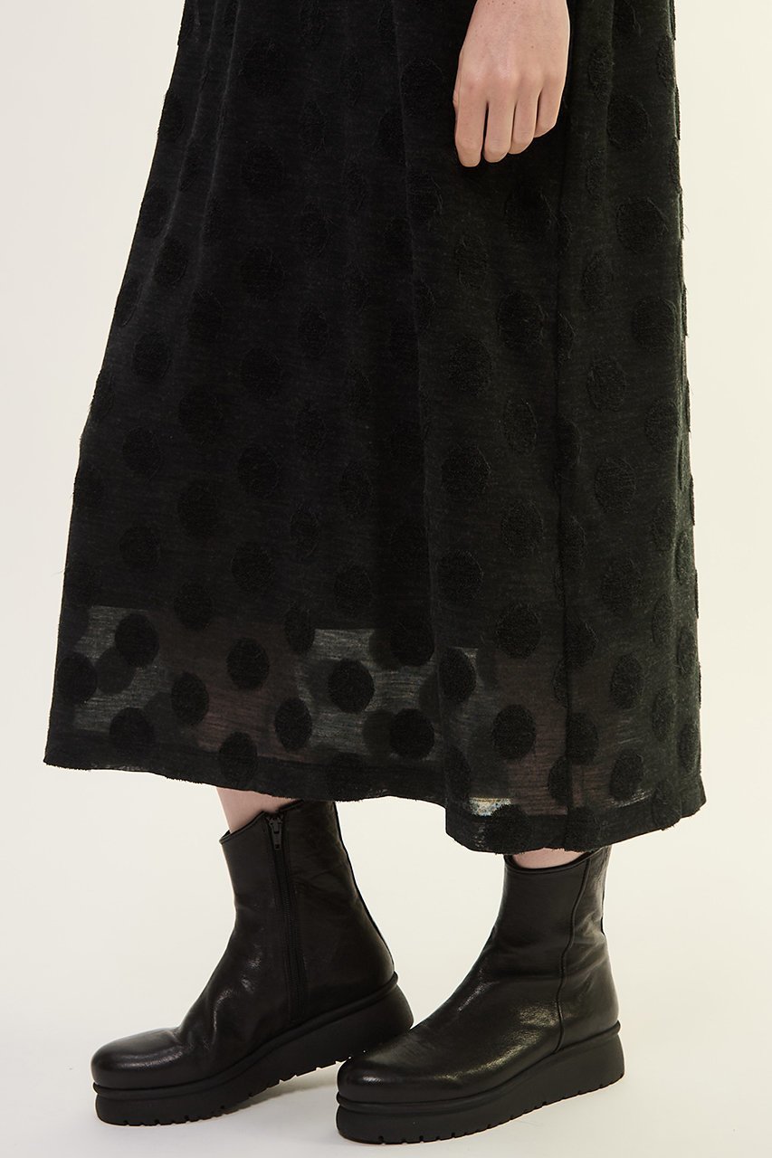 【プレインピープル/PLAIN PEOPLE】のドットジャージワンピース 人気、トレンドファッション・服の通販 founy(ファニー) 　ファッション　Fashion　レディースファッション　Fashion for Women　ワンピース　Dresses　チュニック　Tunic Tops & Dresses　アンダー　Underwear Essentials　シアー　Sheer, See-Through　チュニック　Tunic, Long Top　ドット　Polka Dot, Dot Pattern　ドレス　Dress, One-Piece　リラックス　Relax, Relaxed Fit　ロング　Long, Long-Length　新作・新入荷　New Arrivals / New In　other-7|ID: prp329100004715393 ipo3291000000034068422