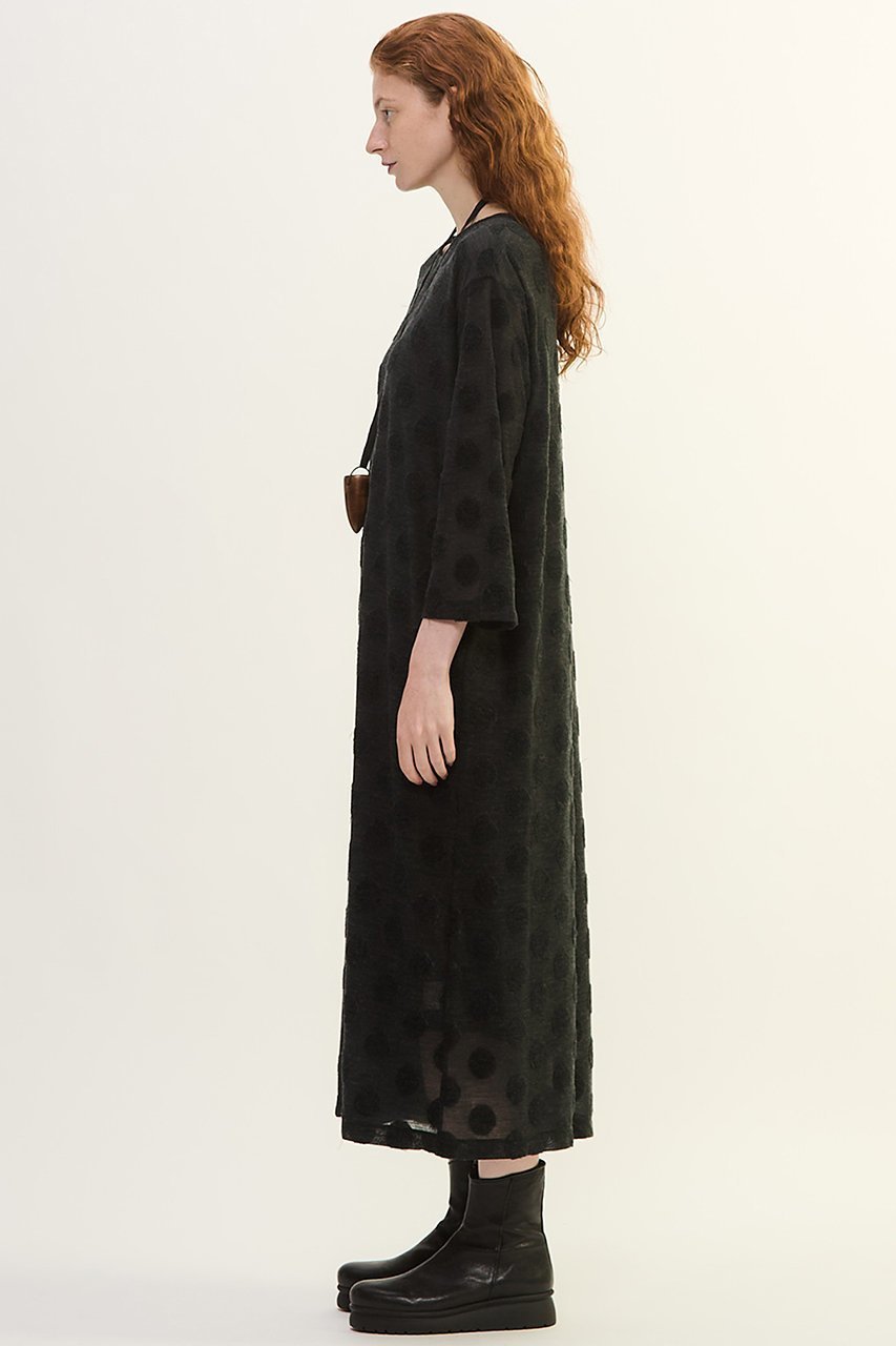 【プレインピープル/PLAIN PEOPLE】のドットジャージワンピース 人気、トレンドファッション・服の通販 founy(ファニー) 　ファッション　Fashion　レディースファッション　Fashion for Women　ワンピース　Dresses　チュニック　Tunic Tops & Dresses　アンダー　Underwear Essentials　シアー　Sheer, See-Through　チュニック　Tunic, Long Top　ドット　Polka Dot, Dot Pattern　ドレス　Dress, One-Piece　リラックス　Relax, Relaxed Fit　ロング　Long, Long-Length　再入荷　Restock / Back in Stock　other-2|ID: prp329100004715393 ipo3291000000035800812