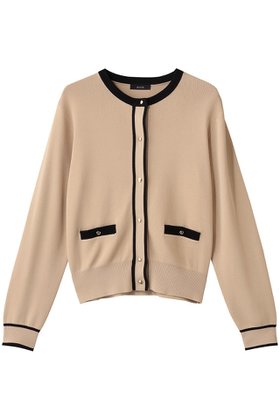 【アルアバイル/allureville】 ハイショクポケットクルーCD A人気、トレンドファッション・服の通販 founy(ファニー) ファッション Fashion レディースファッション Fashion for Women トップス・カットソー Cut & Sew Tops ニット Knit Tops & Sweaters カーディガン・羽織り Layered Style Cardigans なめらか Smooth, Silky Texture カーディガン Cardigan, Knitwear コンパクト Compact, Small Size メタル Metal, Metal Parts エレガント 上品 Elegant 新作・新入荷 New Arrivals / New In |ID:prp329100004715398