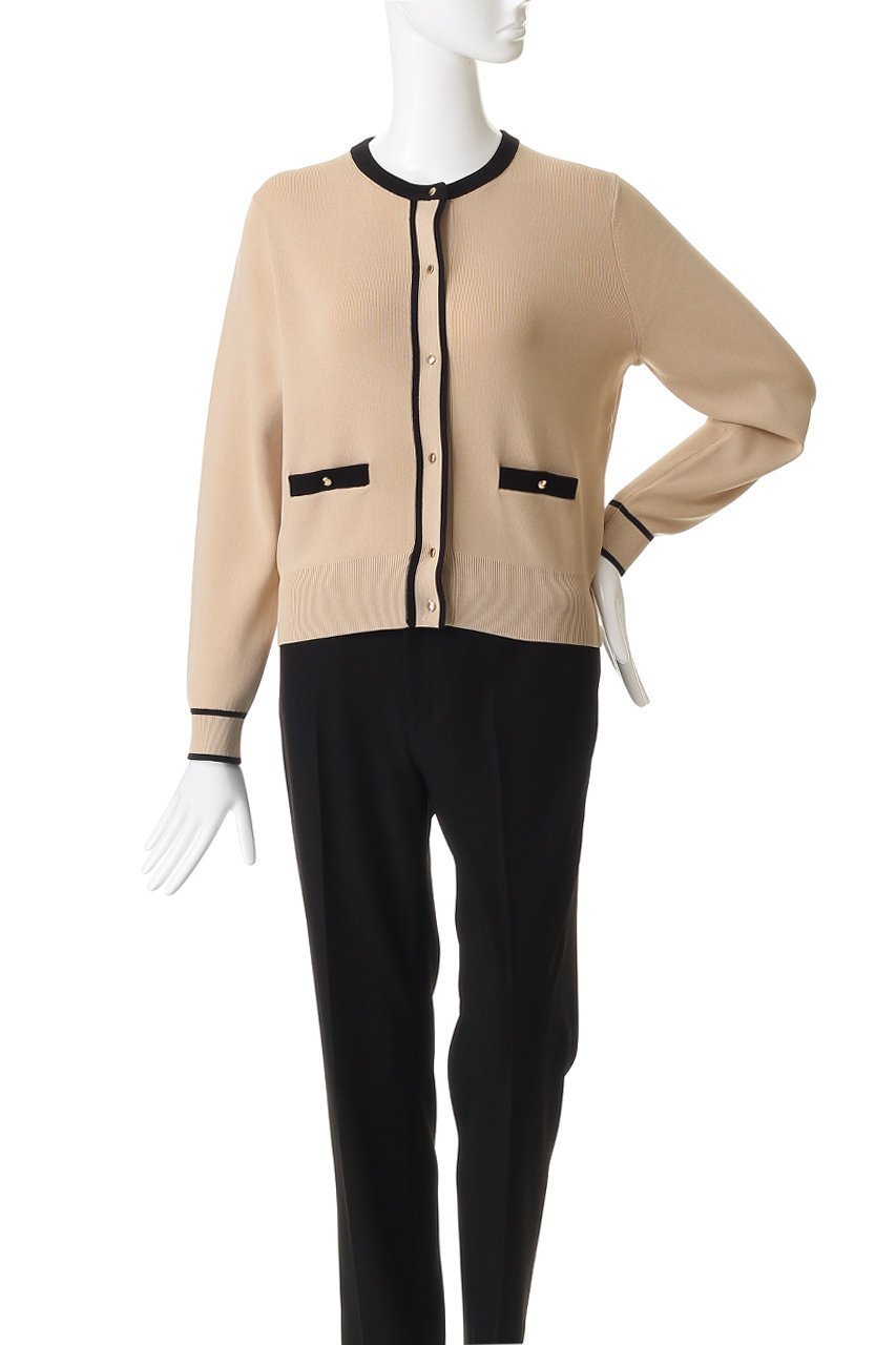 【アルアバイル/allureville】のハイショクポケットクルーCD A 人気、トレンドファッション・服の通販 founy(ファニー) 　ファッション　Fashion　レディースファッション　Fashion for Women　トップス・カットソー　Cut & Sew Tops　ニット　Knit Tops & Sweaters　カーディガン・羽織り　Layered Style Cardigans　なめらか　Smooth, Silky Texture　カーディガン　Cardigan, Knitwear　コンパクト　Compact, Small Size　メタル　Metal, Metal Parts　エレガント 上品　Elegant　新作・新入荷　New Arrivals / New In　other-2|ID: prp329100004715398 ipo3291000000034068450