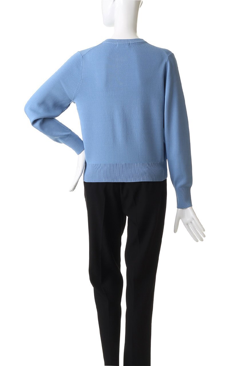 【アルアバイル/allureville】のポケットクルーCD A 人気、トレンドファッション・服の通販 founy(ファニー) 　ファッション　Fashion　レディースファッション　Fashion for Women　トップス・カットソー　Cut & Sew Tops　ニット　Knit Tops & Sweaters　カーディガン・羽織り　Layered Style Cardigans　なめらか　Smooth, Silky Texture　カーディガン　Cardigan, Knitwear　コンパクト　Compact, Small Size　フロント　Front, Front Design　ポケット　Pocket, Pocket Detail　メタル　Metal, Metal Parts　エレガント 上品　Elegant　other-4|ID: prp329100004715400 ipo3291000000035535635