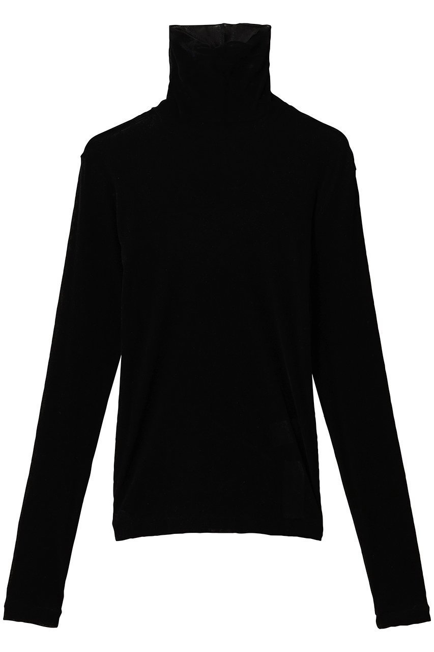 【アルアバイル/allureville】のフロッキーチュルタートル インテリア・キッズ・メンズ・レディースファッション・服の通販 founy(ファニー) 　ファッション　Fashion　レディースファッション　Fashion for Women　トップス・カットソー　Cut & Sew Tops　シャツ・ブラウス・オフィスカジュアル　Elegant Blouses & Button-Ups　ロングTシャツ・Tシャツ　Longline T-Shirts & Tees　カットソー・ベーシックTシャツ　Cut-and-Sewn Tops / Stretch Tees & Basics　コンパクト　Compact, Small Size　シンプル　Simple, Minimal　ジャケット　Jacket, Outerwear　スリーブ　Sleeve, Long Sleeve / Short Sleeve　タートルネック　Turtleneck, High Neck　ロング　Long, Long-Length　エレガント 上品　Elegant　ブラック|ID: prp329100004715402 ipo3291000000035678498