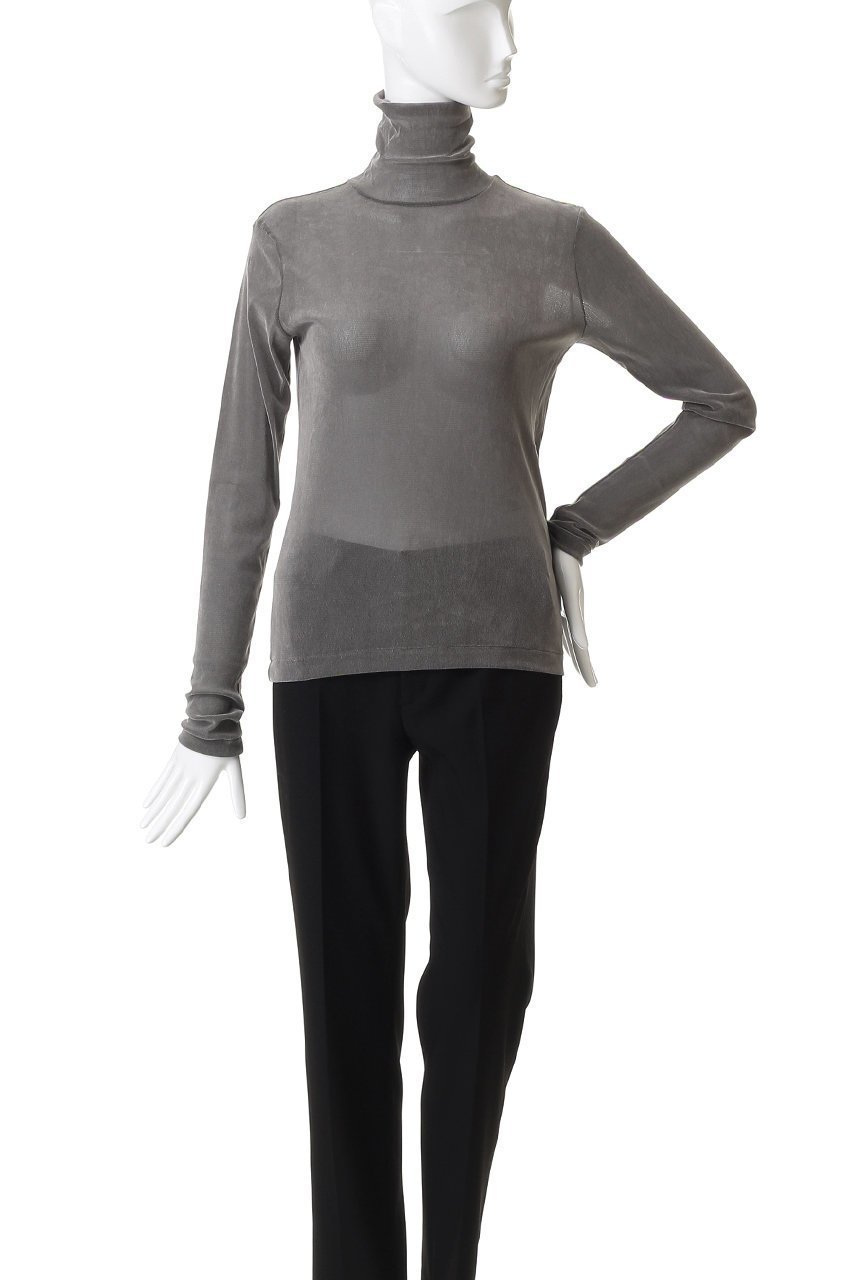 【アルアバイル/allureville】のフロッキーチュルタートル 人気、トレンドファッション・服の通販 founy(ファニー) 　ファッション　Fashion　レディースファッション　Fashion for Women　トップス・カットソー　Cut & Sew Tops　シャツ・ブラウス・オフィスカジュアル　Elegant Blouses & Button-Ups　ロングTシャツ・Tシャツ　Longline T-Shirts & Tees　カットソー・ベーシックTシャツ　Cut-and-Sewn Tops / Stretch Tees & Basics　コンパクト　Compact, Small Size　シンプル　Simple, Minimal　ジャケット　Jacket, Outerwear　スリーブ　Sleeve, Long Sleeve / Short Sleeve　タートルネック　Turtleneck, High Neck　ロング　Long, Long-Length　エレガント 上品　Elegant　other-2|ID: prp329100004715402 ipo3291000000035747955