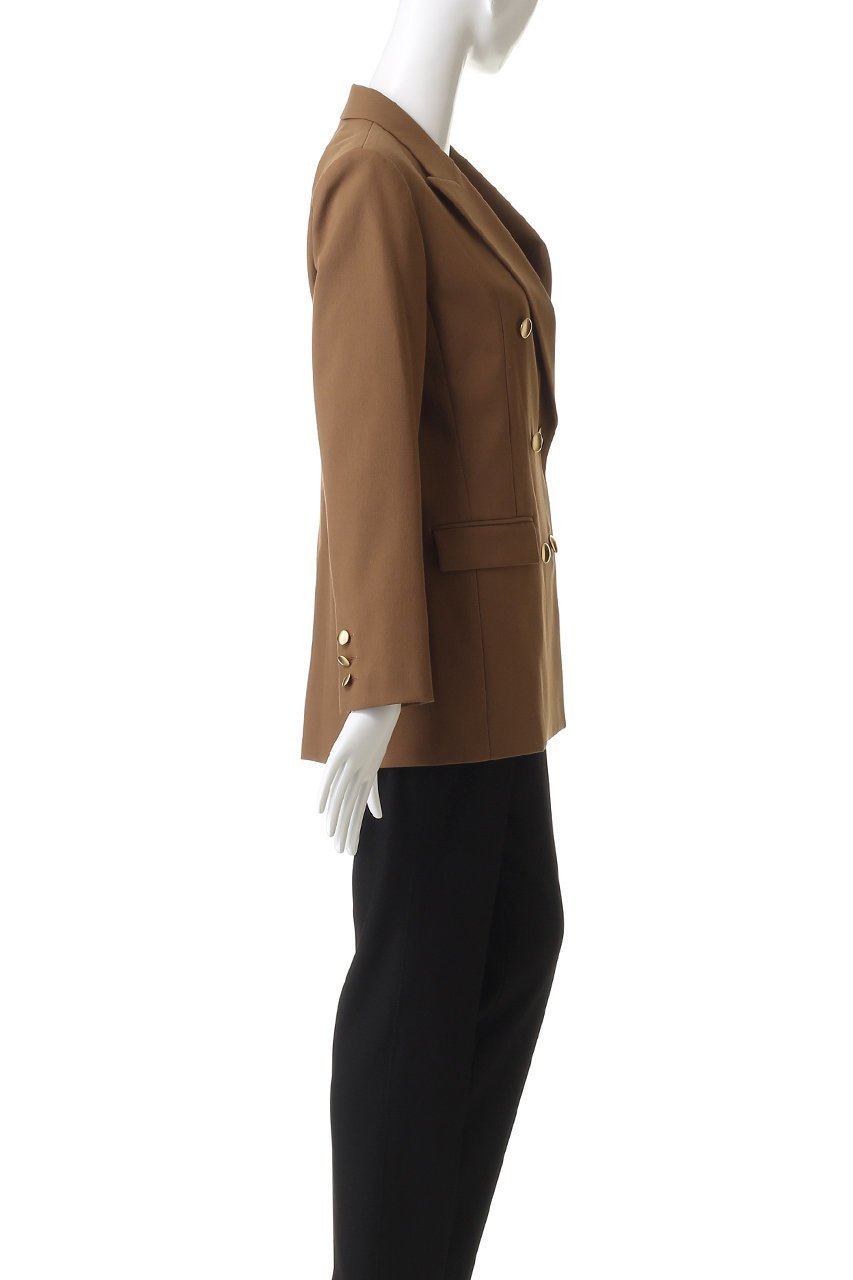 【アルアバイル/allureville】のリオペルダブルブレストジャケット 人気、トレンドファッション・服の通販 founy(ファニー) 　ファッション　Fashion　レディースファッション　Fashion for Women　アウター　Coat / Outerwear Collection　レディースジャケット・軽アウター　Jackets　おすすめ　Recommended / Our Picks　オケージョン　Occasion Wear　ジャケット　Jacket, Outerwear　デニム　Denim, Jeans Material　フロント　Front, Front Design　マニッシュ　Mannish, Boyish　エレガント 上品　Elegant　ビジネス 仕事 通勤　Business / Work / Commuting　新作・新入荷　New Arrivals / New In　other-3|ID: prp329100004715404 ipo3291000000034068488