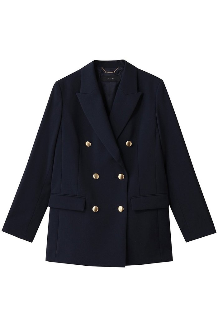 【アルアバイル/allureville】のリオペルダブルブレストジャケット インテリア・キッズ・メンズ・レディースファッション・服の通販 founy(ファニー) https://founy.com/ ファッション Fashion レディースファッション Fashion for Women アウター Coat / Outerwear Collection レディースジャケット・軽アウター Jackets おすすめ Recommended / Our Picks オケージョン Occasion Wear ジャケット Jacket, Outerwear デニム Denim, Jeans Material フロント Front, Front Design マニッシュ Mannish, Boyish エレガント 上品 Elegant ビジネス 仕事 通勤 Business / Work / Commuting |ID: prp329100004715404 ipo3291000000036754228