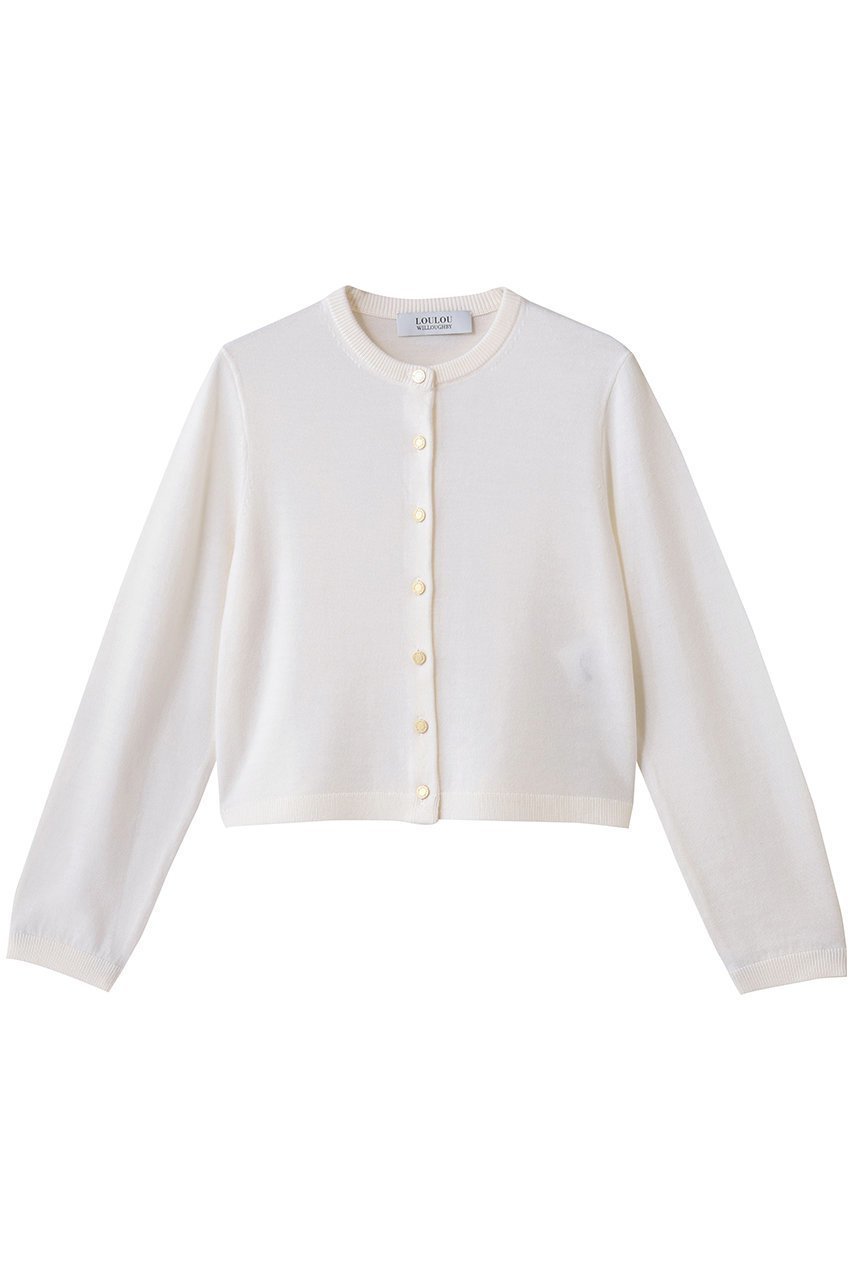 【アルアバイル/allureville】の【Loulou Willoughby】メリノウールカラーカーディガン 人気、トレンドファッション・服の通販 founy(ファニー) 　ファッション　Fashion　レディースファッション　Fashion for Women　トップス・カットソー　Cut & Sew Tops　ニット　Knit Tops & Sweaters　カーディガン・羽織り　Layered Style Cardigans　おすすめ　Recommended / Our Picks　カーディガン　Cardigan, Knitwear　コンパクト　Compact, Small Size　シンプル　Simple, Minimal　ベーシック　Basic, Essential　新作・新入荷　New Arrivals / New In　 other-1|ID: prp329100004715408 ipo3291000000034068512