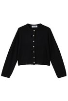 【アルアバイル/allureville】の【Loulou Willoughby】メリノウールカラーカーディガン ブラック|ID:prp329100004715408