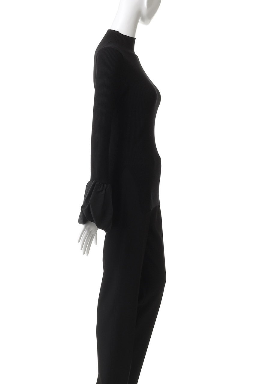 【アルアバイル/allureville】のタフタバルーンSLコンビプルオーバー 人気、トレンドファッション・服の通販 founy(ファニー) 　ファッション　Fashion　レディースファッション　Fashion for Women　トップス・カットソー　Cut & Sew Tops　ニット　Knit Tops & Sweaters　カジュアルプルオーバー・ニットトップス　Pullovers & Knit Tops / Casual Pullovers　コンビ　Combo, Combination Style　ジャケット　Jacket, Outerwear　スリット　Slit, Slit Detail　スリーブ　Sleeve, Long Sleeve / Short Sleeve　タフタ　Taffeta, Structured Fabric　バルーン　Balloon, Balloon Silhouette　ビスチェ　Bustier, Corset Top　エレガント 上品　Elegant　新作・新入荷　New Arrivals / New In　other-3|ID: prp329100004715410 ipo3291000000034068531