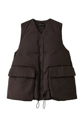 【ミズイロ インド/mizuiro ind】 down vest ベスト人気、トレンドファッション・服の通販 founy(ファニー) ファッション Fashion レディースファッション Fashion for Women アウター Coat / Outerwear Collection レディースジャケット・軽アウター Jackets ジャケット Jacket, Outerwear ダウン Down, Puffer フロント Front, Front Design ベスト Vest, Waistcoat ポケット Pocket, Pocket Detail 新作・新入荷 New Arrivals / New In A/W・秋冬 Autumn/Winter |ID:prp329100004715412