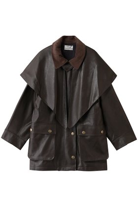 【プルミエ アロンディスモン/1er Arrondissement】 【SYSTEM】フェイクレザーコート人気、トレンドファッション・服の通販 founy(ファニー) ファッション Fashion レディースファッション Fashion for Women アウター Coat / Outerwear Collection コート・ロングコート・ピーコート Long Coats, Peacoats & More ショール Shawl, Wrap フェミニン Feminine, Girly マニッシュ Mannish, Boyish 新作・新入荷 New Arrivals / New In A/W・秋冬 Autumn/Winter |ID:prp329100004715413
