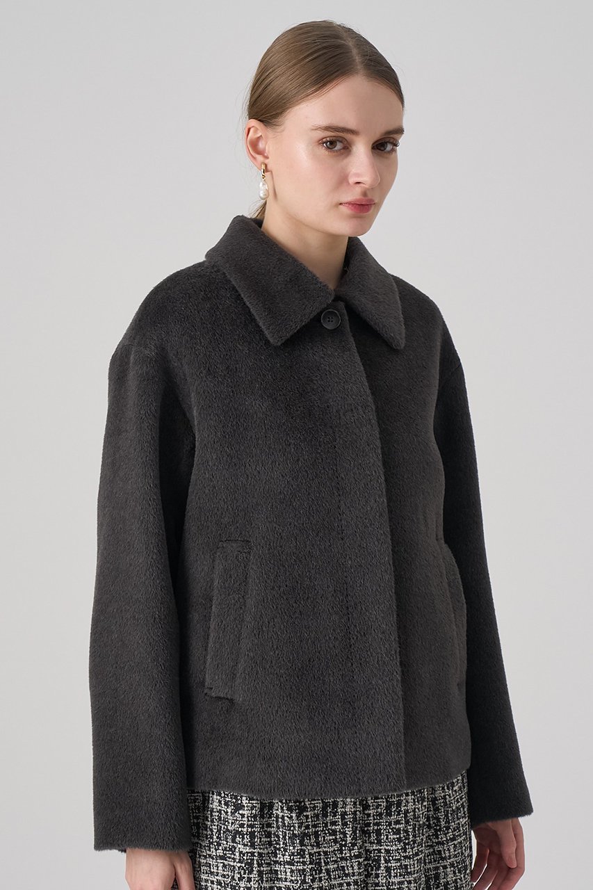 【アナイ/ANAYI】のアルパカシャギーショートコート 人気、トレンドファッション・服の通販 founy(ファニー) ファッション Fashion レディースファッション Fashion for Women アウター Coat / Outerwear Collection コート・ロングコート・ピーコート Long Coats, Peacoats & More なめらか Smooth, Silky Texture ショート Short, Short Length フラット Flat, Flat Shoes ボトム Bottoms, Lower Wear エレガント 上品 Elegant other-7|ID: prp329100004715416 ipo3291000000034241644