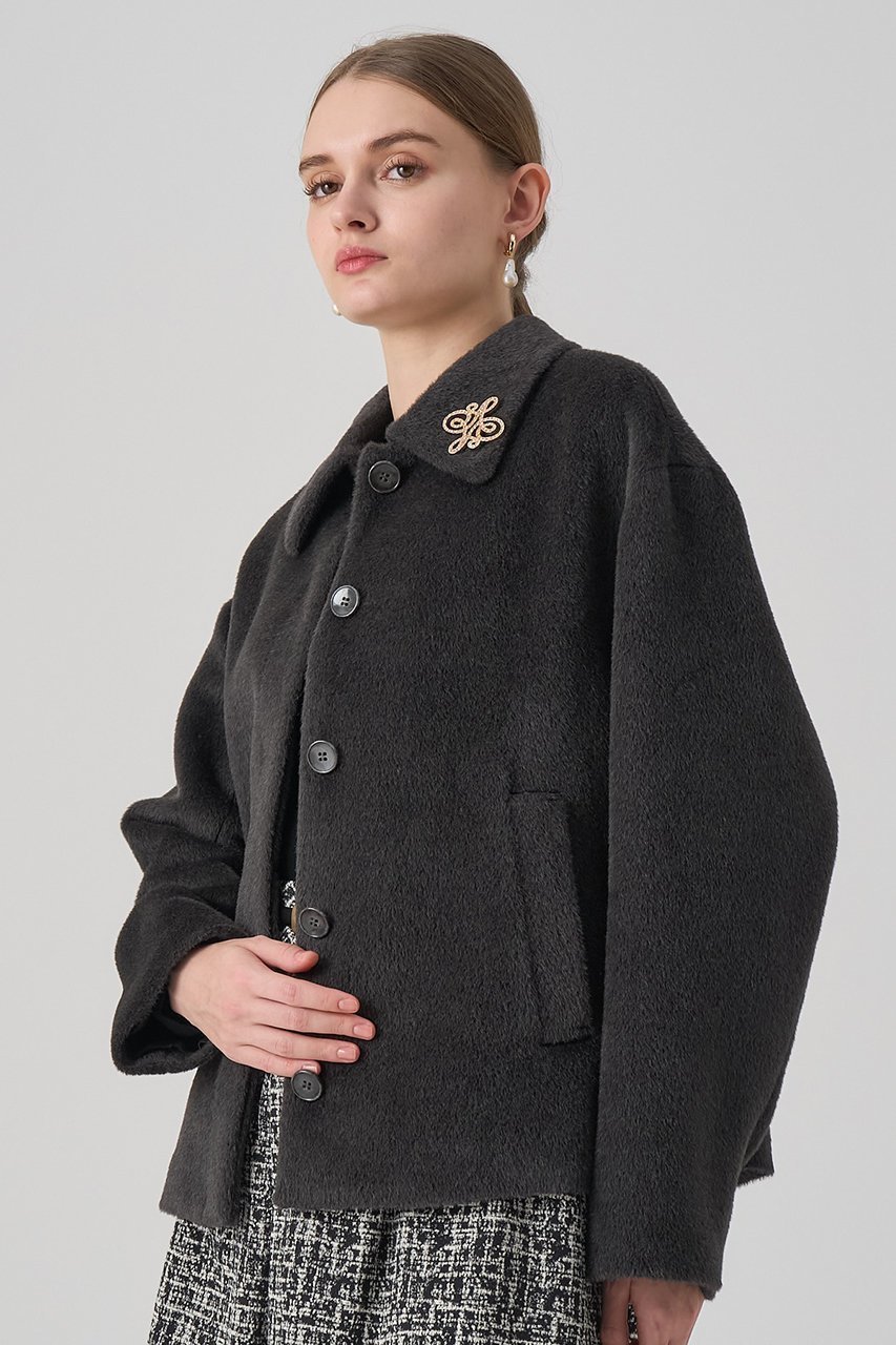 【アナイ/ANAYI】のアルパカシャギーショートコート 人気、トレンドファッション・服の通販 founy(ファニー) ファッション Fashion レディースファッション Fashion for Women アウター Coat / Outerwear Collection コート・ロングコート・ピーコート Long Coats, Peacoats & More なめらか Smooth, Silky Texture ショート Short, Short Length フラット Flat, Flat Shoes ボトム Bottoms, Lower Wear エレガント 上品 Elegant other-8|ID: prp329100004715416 ipo3291000000034241645