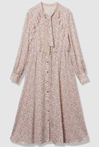 【アナイ/ANAYI】のリッププリントボウタイフレア ワンピース 人気、トレンドファッション・服の通販 founy(ファニー) ファッション Fashion レディースファッション Fashion for Women ワンピース Dresses チュニック Tunic Tops & Dresses おすすめ Recommended / Our Picks キャミソール Camisole, Spaghetti Strap Top サテン Satin, Glossy Fabric チュニック Tunic, Long Top フリル Frill, Ruffle フレア Flare, Flared プリント Print, Printed Pattern ペチコート Petticoat, Underskirt モチーフ Motif, Design Theme ヨーク Yoke, Yoke Design リップ Lip, Lip Motif リボン Ribbon, Bow ロング Long, Long-Length 新作・新入荷 New Arrivals / New In 無地 Plain, Solid Color 秋 Autumn thumbnail ベージュ|ID: prp329100004715418 ipo3291000000034068591