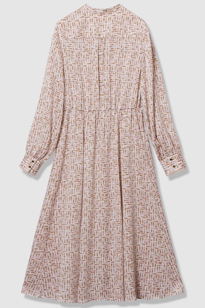 【アナイ/ANAYI】のリッププリントボウタイフレア ワンピース 人気、トレンドファッション・服の通販 founy(ファニー) 　ファッション　Fashion　レディースファッション　Fashion for Women　ワンピース　Dresses　チュニック　Tunic Tops & Dresses　おすすめ　Recommended / Our Picks　キャミソール　Camisole, Spaghetti Strap Top　サテン　Satin, Glossy Fabric　チュニック　Tunic, Long Top　フリル　Frill, Ruffle　フレア　Flare, Flared　プリント　Print, Printed Pattern　ペチコート　Petticoat, Underskirt　モチーフ　Motif, Design Theme　ヨーク　Yoke, Yoke Design　リップ　Lip, Lip Motif　リボン　Ribbon, Bow　ロング　Long, Long-Length　新作・新入荷　New Arrivals / New In　無地　Plain, Solid Color　秋　Autumn　other-2|ID: prp329100004715418 ipo3291000000034068593