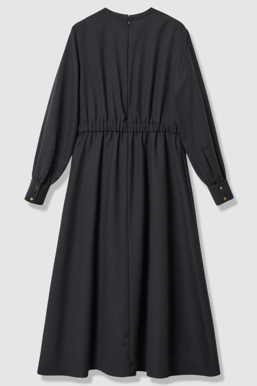 【アナイ/ANAYI】のウールジョーゼットカシュ ワンピース 人気、トレンドファッション・服の通販 founy(ファニー) 　ファッション　Fashion　レディースファッション　Fashion for Women　ワンピース　Dresses　チュニック　Tunic Tops & Dresses　おすすめ　Recommended / Our Picks　カシュクール　Wrap Design　シルク　Silk, 100% Silk　ジョーゼット　Georgette, Semi-Sheer Fabric　スキッパー　Skipper, Open Collar　チュニック　Tunic, Long Top　デコルテ　Décolleté, Neckline　フレア　Flare, Flared　フロント　Front, Front Design　ペチコート　Petticoat, Underskirt　ロング　Long, Long-Length　エレガント 上品　Elegant　新作・新入荷　New Arrivals / New In　ビジネス 仕事 通勤　Business / Work / Commuting　other-2|ID: prp329100004715420 ipo3291000000034068608