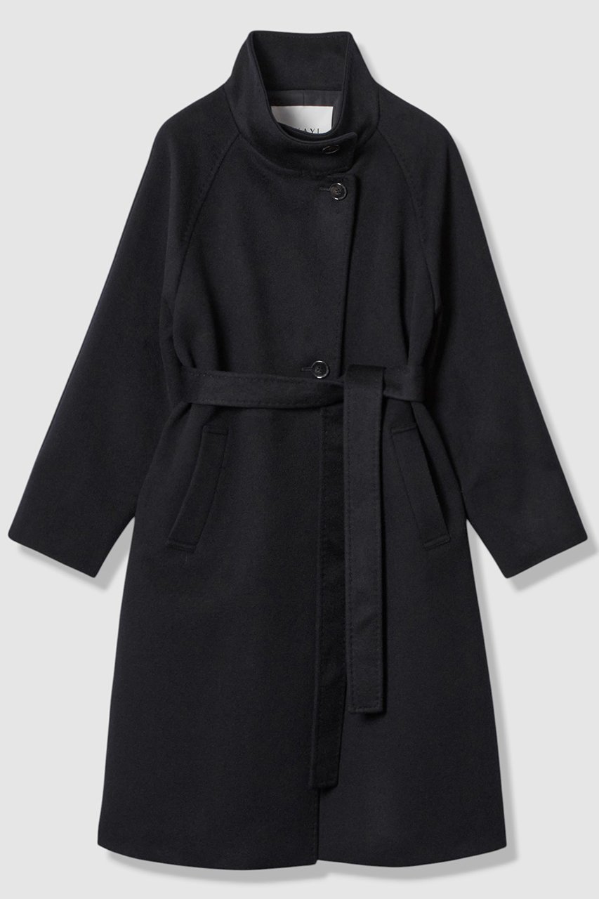 【アナイ/ANAYI】のカシミヤスタンドカラーコート インテリア・キッズ・メンズ・レディースファッション・服の通販 founy(ファニー) 　ファッション　Fashion　レディースファッション　Fashion for Women　アウター　Coat / Outerwear Collection　コート・ロングコート・ピーコート　Long Coats, Peacoats & More　スタンド　Stand Collar, Upright Stand　スリーブ　Sleeve, Long Sleeve / Short Sleeve　ロング　Long, Long-Length　新作・新入荷　New Arrivals / New In　ネイビー|ID: prp329100004715424 ipo3291000000034068631