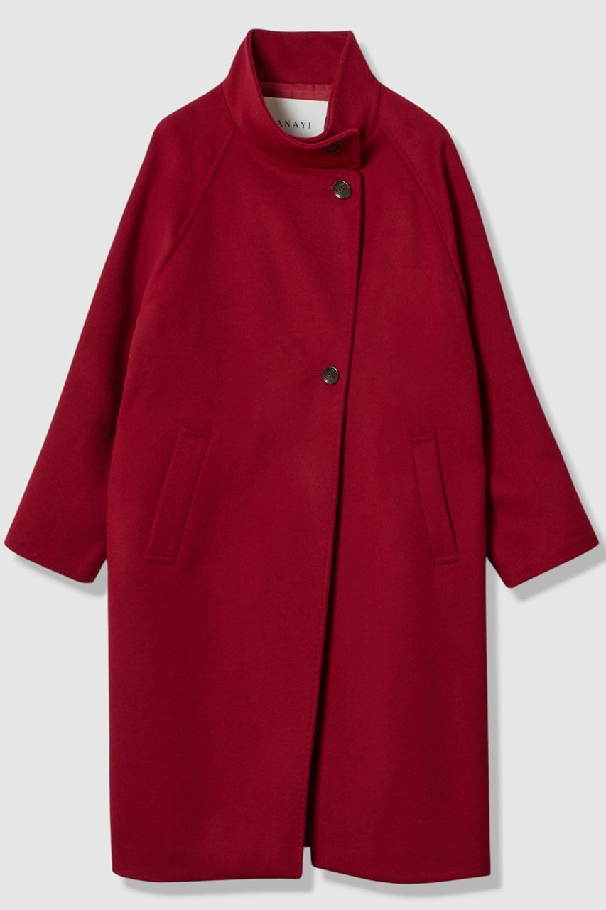 【アナイ/ANAYI】のカシミヤスタンドカラーコート 人気、トレンドファッション・服の通販 founy(ファニー) 　ファッション　Fashion　レディースファッション　Fashion for Women　アウター　Coat / Outerwear Collection　コート・ロングコート・ピーコート　Long Coats, Peacoats & More　スタンド　Stand Collar, Upright Stand　スリーブ　Sleeve, Long Sleeve / Short Sleeve　ロング　Long, Long-Length　other-3|ID: prp329100004715424 ipo3291000000035897841
