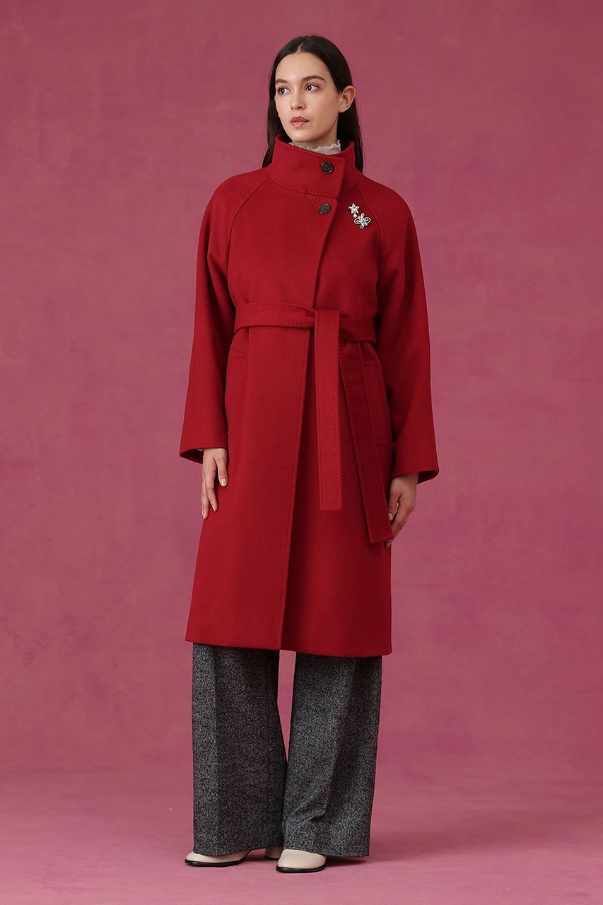 【アナイ/ANAYI】のカシミヤスタンドカラーコート 人気、トレンドファッション・服の通販 founy(ファニー) 　ファッション　Fashion　レディースファッション　Fashion for Women　アウター　Coat / Outerwear Collection　コート・ロングコート・ピーコート　Long Coats, Peacoats & More　スタンド　Stand Collar, Upright Stand　スリーブ　Sleeve, Long Sleeve / Short Sleeve　ロング　Long, Long-Length　other-7|ID: prp329100004715424 ipo3291000000035897846