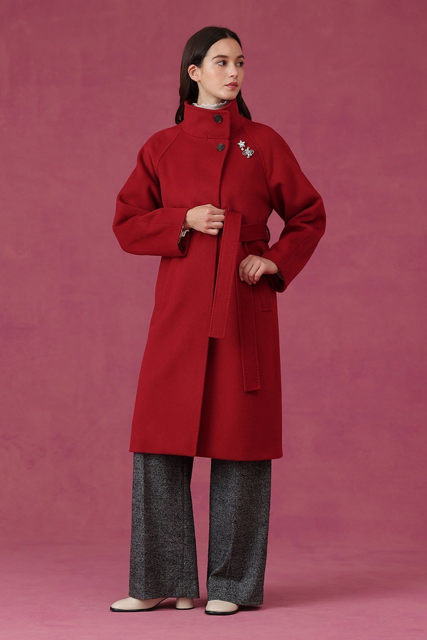 【アナイ/ANAYI】のカシミヤスタンドカラーコート 人気、トレンドファッション・服の通販 founy(ファニー) 　ファッション　Fashion　レディースファッション　Fashion for Women　アウター　Coat / Outerwear Collection　コート・ロングコート・ピーコート　Long Coats, Peacoats & More　スタンド　Stand Collar, Upright Stand　スリーブ　Sleeve, Long Sleeve / Short Sleeve　ロング　Long, Long-Length　other-8|ID: prp329100004715424 ipo3291000000035897848