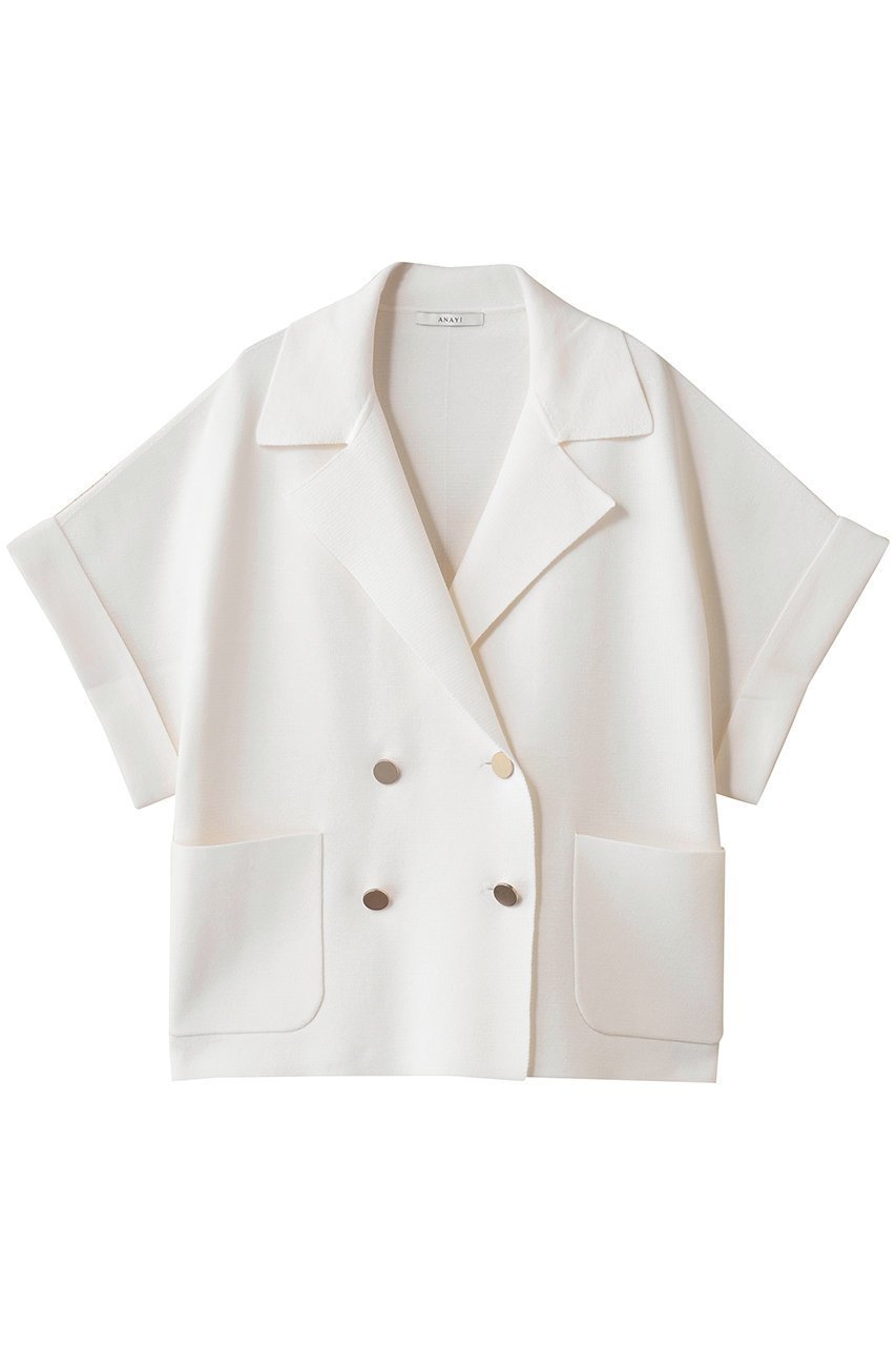 【アナイ/ANAYI】のメリノウールテーラードジレ 人気、トレンドファッション・服の通販 founy(ファニー) 　ファッション　Fashion　レディースファッション　Fashion for Women　アウター　Coat / Outerwear Collection　レディースジャケット・軽アウター　Jackets　なめらか　Smooth, Silky Texture　ジャケット　Jacket, Outerwear　スリーブ　Sleeve, Long Sleeve / Short Sleeve　テーラード　Tailored, Tailored Fit　トレンド　Trend, Trending Now　ドロップ　Drop Shoulder, Dropped Style　ベスト　Vest, Waistcoat　ポケット　Pocket, Pocket Detail　ミラノリブ　Milano Rib, Milano Stitch　新作・新入荷　New Arrivals / New In　 other-1|ID: prp329100004715428 ipo3291000000034068657