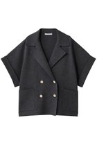 【アナイ/ANAYI】のメリノウールテーラードジレ チャコールグレー|ID:prp329100004715428