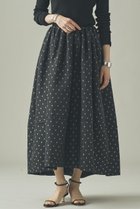 【カレンソロジー/Curensology】のタックギャザースカート 人気、トレンドファッション・服の通販 founy(ファニー) ファッション Fashion レディースファッション Fashion for Women スカート Skirts ロングスカート Long Skirts / Maxi & Midi Skirts おすすめ Recommended / Our Picks ギャザー Gathered, Ruffled シンプル Simple, Minimal ジャカード／ジャガード Jacquard, Woven Pattern タフタ Taffeta, Structured Fabric ロング Long, Long-Length 新作・新入荷 New Arrivals / New In 軽量 Lightweight, Ultra Light thumbnail ブラック|ID: prp329100004715430 ipo3291000000034068672