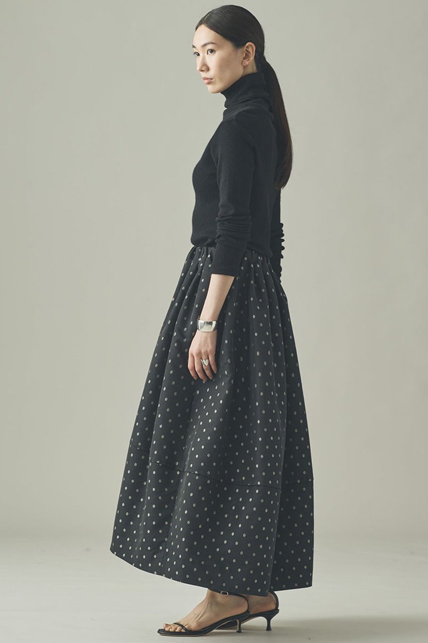 【カレンソロジー/Curensology】のタックギャザースカート 人気、トレンドファッション・服の通販 founy(ファニー) 　ファッション　Fashion　レディースファッション　Fashion for Women　スカート　Skirts　ロングスカート　Long Skirts / Maxi & Midi Skirts　おすすめ　Recommended / Our Picks　ギャザー　Gathered, Ruffled　シンプル　Simple, Minimal　ジャカード／ジャガード　Jacquard, Woven Pattern　タフタ　Taffeta, Structured Fabric　ロング　Long, Long-Length　新作・新入荷　New Arrivals / New In　軽量　Lightweight, Ultra Light　other-7|ID: prp329100004715430 ipo3291000000034068681