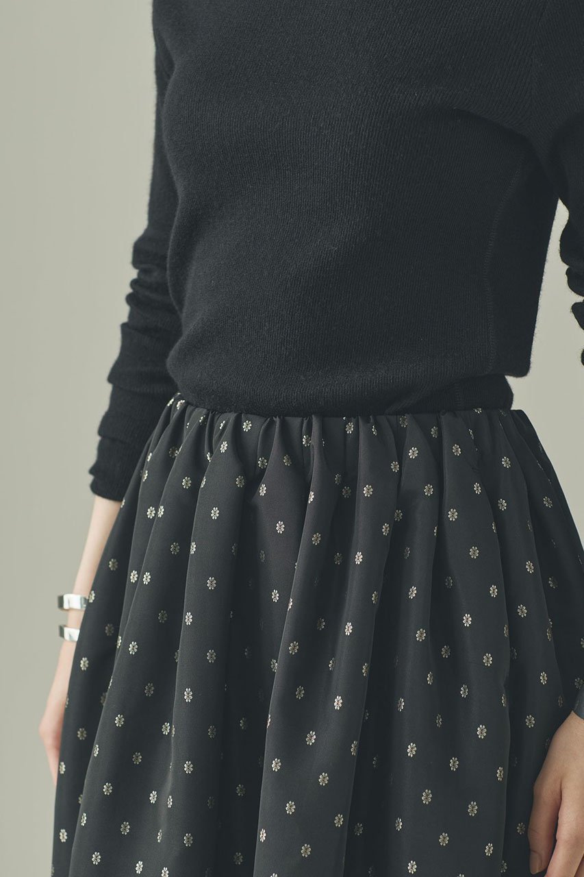 【カレンソロジー/Curensology】のタックギャザースカート 人気、トレンドファッション・服の通販 founy(ファニー) 　ファッション　Fashion　レディースファッション　Fashion for Women　スカート　Skirts　ロングスカート　Long Skirts / Maxi & Midi Skirts　おすすめ　Recommended / Our Picks　ギャザー　Gathered, Ruffled　シンプル　Simple, Minimal　ジャカード／ジャガード　Jacquard, Woven Pattern　タフタ　Taffeta, Structured Fabric　ロング　Long, Long-Length　新作・新入荷　New Arrivals / New In　軽量　Lightweight, Ultra Light　other-8|ID: prp329100004715430 ipo3291000000034068683