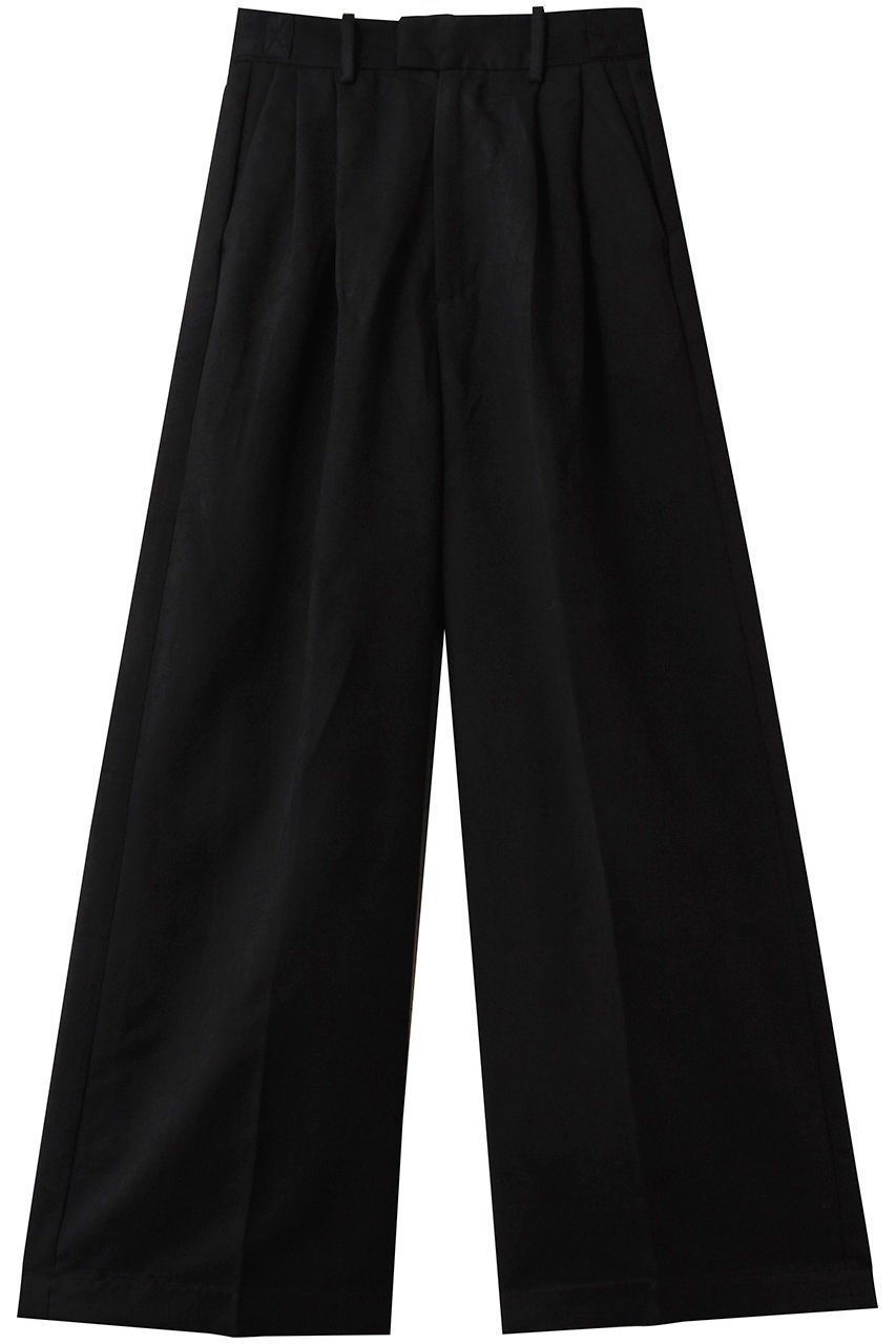 【スリー ドッツ/three dots】のフェイクスエード パンツ インテリア・キッズ・メンズ・レディースファッション・服の通販 founy(ファニー) 　ファッション　Fashion　レディースファッション　Fashion for Women　パンツ　Pants & Trousers　ストレート　Straight, Straight Cut　センター　Center, Center Line　エレガント 上品　Elegant　新作・新入荷　New Arrivals / New In　ブラック|ID: prp329100004715436 ipo3291000000034068705