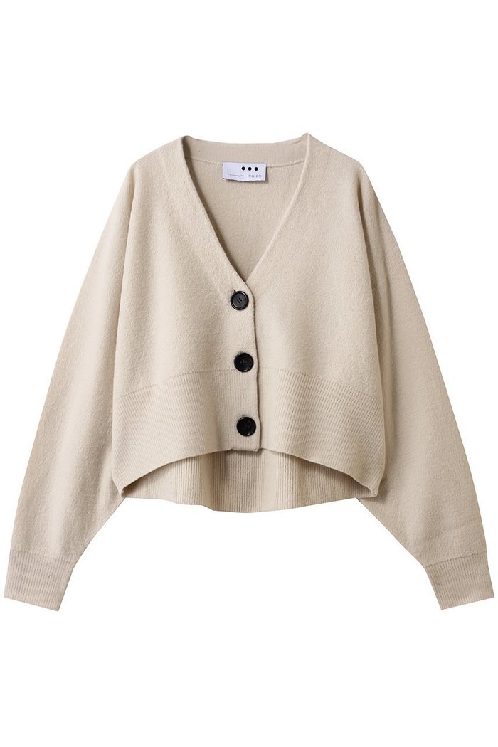 【スリー ドッツ/three dots】のフェルトセーター カーディガン インテリア・キッズ・メンズ・レディースファッション・服の通販 founy(ファニー) https://founy.com/ ファッション Fashion レディースファッション Fashion for Women トップス・カットソー Cut & Sew Tops ニット Knit Tops & Sweaters カーディガン・羽織り Layered Style Cardigans カーディガン Cardigan, Knitwear ショート Short, Short Length セーター Sweater, Knitwear バランス Balance, Style Balance フェルト Felt, Felt Fabric 新作・新入荷 New Arrivals / New In |ID: prp329100004715442 ipo3291000000034068741