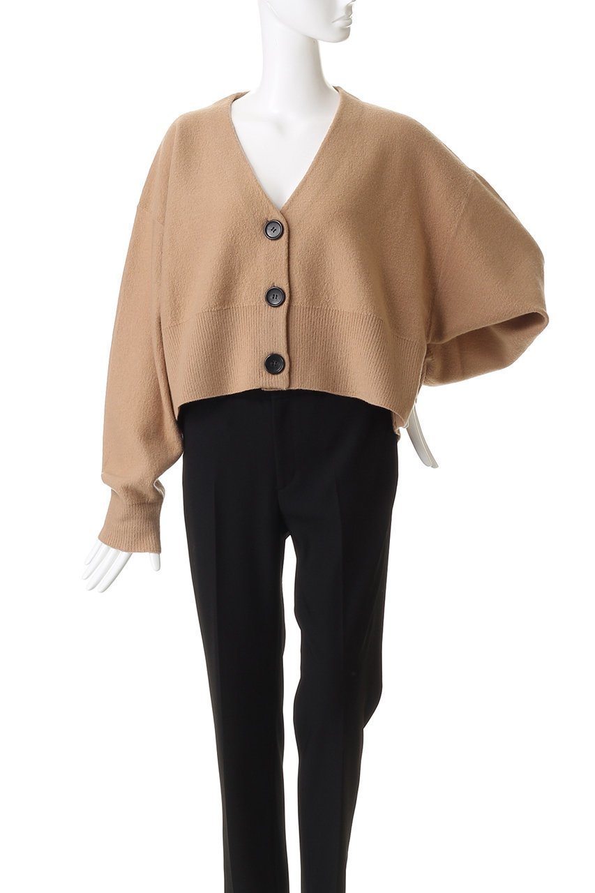 【スリー ドッツ/three dots】のフェルトセーター カーディガン 人気、トレンドファッション・服の通販 founy(ファニー) 　ファッション　Fashion　レディースファッション　Fashion for Women　トップス・カットソー　Cut & Sew Tops　ニット　Knit Tops & Sweaters　カーディガン・羽織り　Layered Style Cardigans　カーディガン　Cardigan, Knitwear　ショート　Short, Short Length　セーター　Sweater, Knitwear　バランス　Balance, Style Balance　フェルト　Felt, Felt Fabric　新作・新入荷　New Arrivals / New In　other-2|ID: prp329100004715442 ipo3291000000034068749