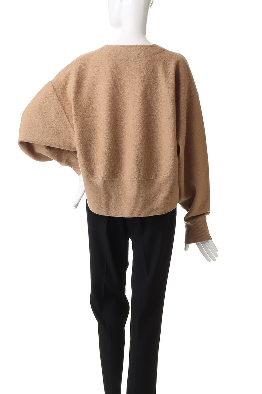 【スリー ドッツ/three dots】のフェルトセーター カーディガン 人気、トレンドファッション・服の通販 founy(ファニー) 　ファッション　Fashion　レディースファッション　Fashion for Women　トップス・カットソー　Cut & Sew Tops　ニット　Knit Tops & Sweaters　カーディガン・羽織り　Layered Style Cardigans　カーディガン　Cardigan, Knitwear　ショート　Short, Short Length　セーター　Sweater, Knitwear　バランス　Balance, Style Balance　フェルト　Felt, Felt Fabric　other-4|ID: prp329100004715442 ipo3291000000035484041