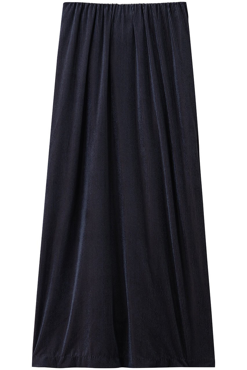 【ミディウミソリッド/MIDIUMISOLID】のsheer velour rib SK スカート インテリア・キッズ・メンズ・レディースファッション・服の通販 founy(ファニー) 　ファッション　Fashion　レディースファッション　Fashion for Women　スカート　Skirts　ロングスカート　Long Skirts / Maxi & Midi Skirts　エレガント 上品　Elegant　シアー　Sheer, See-Through　スウェット / スエット　Sweatshirt, Sweatwear　ストレート　Straight, Straight Cut　ベロア　Velour, Soft Velvet　ロング　Long, Long-Length　新作・新入荷　New Arrivals / New In　navy|ID: prp329100004715444 ipo3291000000034068758