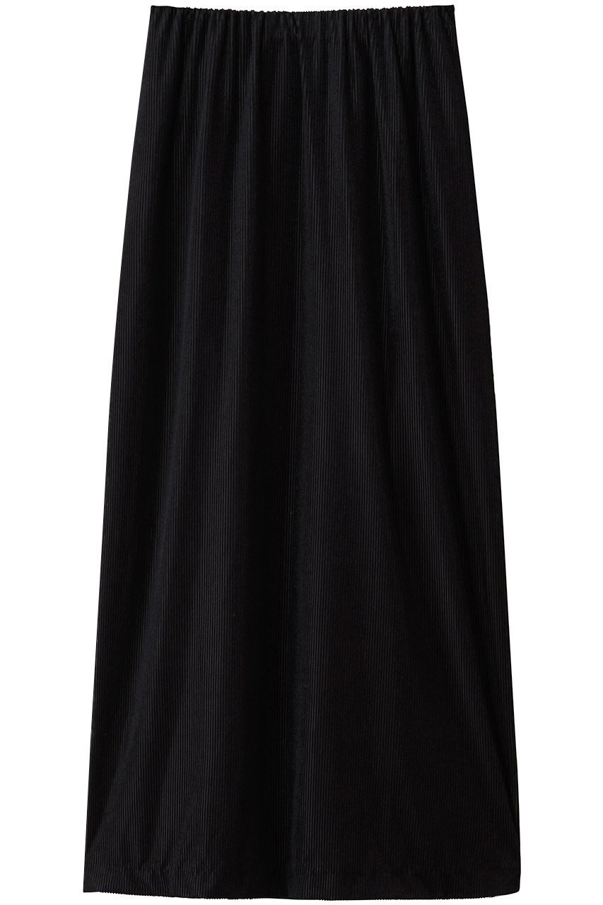 【ミディウミソリッド/MIDIUMISOLID】のsheer velour rib SK スカート インテリア・キッズ・メンズ・レディースファッション・服の通販 founy(ファニー) 　ファッション　Fashion　レディースファッション　Fashion for Women　スカート　Skirts　ロングスカート　Long Skirts / Maxi & Midi Skirts　エレガント 上品　Elegant　シアー　Sheer, See-Through　スウェット / スエット　Sweatshirt, Sweatwear　ストレート　Straight, Straight Cut　ベロア　Velour, Soft Velvet　ロング　Long, Long-Length　新作・新入荷　New Arrivals / New In　black|ID: prp329100004715444 ipo3291000000034068760