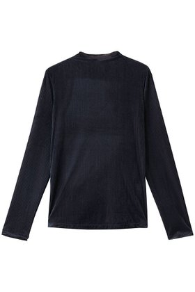 【ミディウミソリッド/MIDIUMISOLID】 sheer velour rib tops トップ人気、トレンドファッション・服の通販 founy(ファニー) ファッション Fashion レディースファッション Fashion for Women トップス・カットソー Cut & Sew Tops シャツ・ブラウス・オフィスカジュアル Elegant Blouses & Button-Ups ロングTシャツ・Tシャツ Longline T-Shirts & Tees カットソー・ベーシックTシャツ Cut-and-Sewn Tops / Stretch Tees & Basics ベロアトップス Velour Tops / Velvet-Look Items インナー Innerwear シアー Sheer, See-Through ジャケット Jacket, Outerwear スリーブ Sleeve, Long Sleeve / Short Sleeve トレンド Trend, Trending Now ロング Long, Long-Length エレガント 上品 Elegant 新作・新入荷 New Arrivals / New In |ID:prp329100004715446