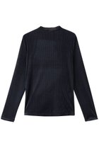 【ミディウミソリッド/MIDIUMISOLID】のsheer velour rib tops トップ navy|ID: prp329100004715446 ipo3291000000034068769