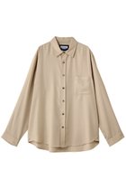 【メゾンスペシャル/MAISON SPECIAL】の【UNISEX】TR梳毛ライク Regular-Overシャツ BGE(ベージュ)|ID: prp329100004715452 ipo3291000000034068805