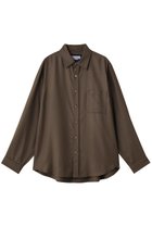 【メゾンスペシャル/MAISON SPECIAL】の【UNISEX】TR梳毛ライク Regular-Overシャツ BRN(ブラウン)|ID: prp329100004715452 ipo3291000000034068807