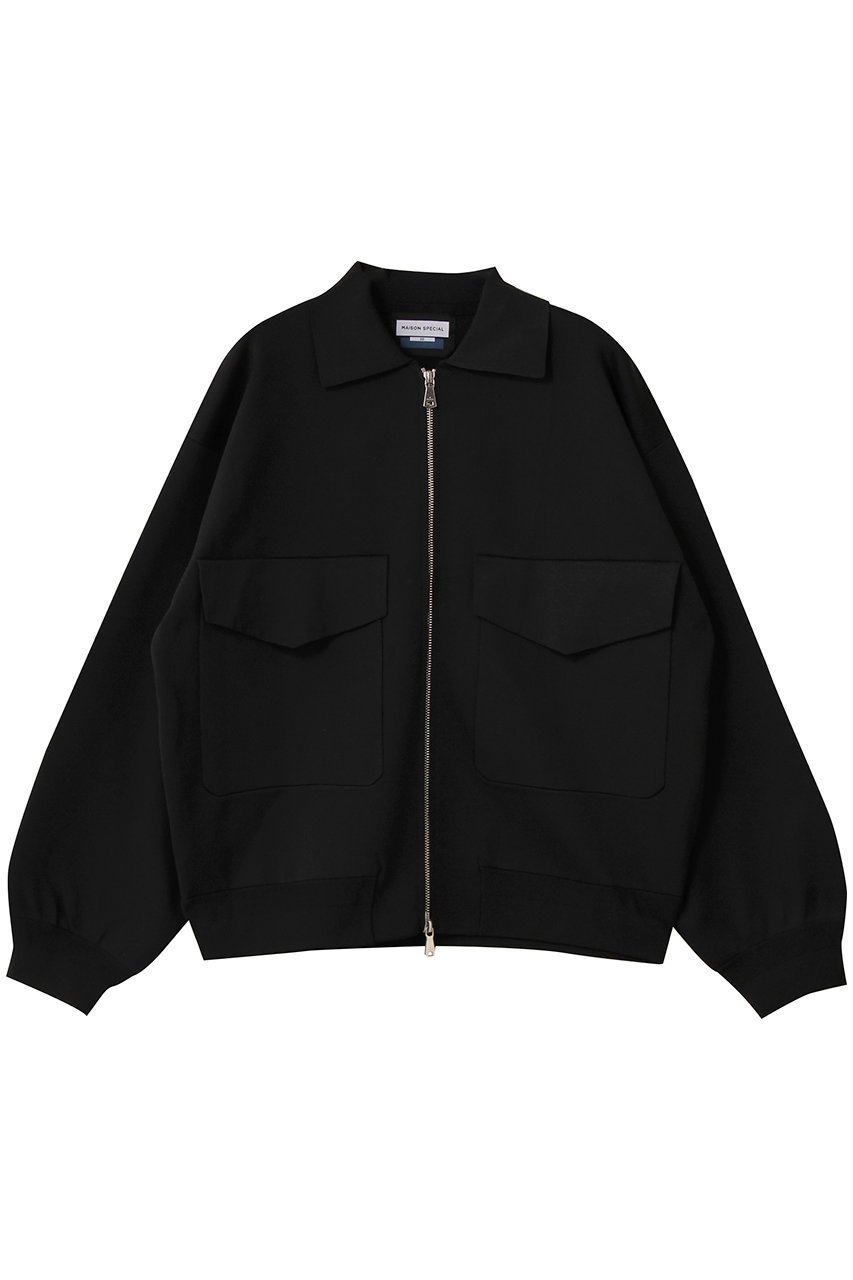 【メゾンスペシャル/MAISON SPECIAL】の【UNISEX】ダブルポケットニットZIPブルゾン 人気、トレンドファッション・服の通販 founy(ファニー) 　ファッション　Fashion　レディースファッション　Fashion for Women　アウター　Coat / Outerwear Collection　レディースジャケット・軽アウター　Jackets　ブルゾンジャケット・スポーティアウター　Blouson Jackets　ユニセックス　Unisex, Genderless　インナー　Innerwear　ジャケット　Jacket, Outerwear　ダブル　Double, Double-Breasted　ブルゾン　Blouson, Bomber Jacket　ポケット　Pocket, Pocket Detail　新作・新入荷　New Arrivals / New In　秋　Autumn　 other-1|ID: prp329100004715454 ipo3291000000034068817