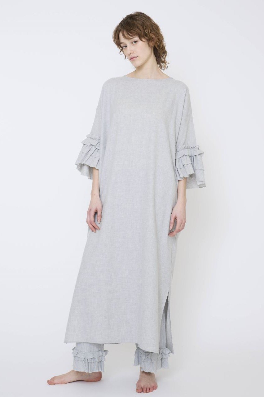 【ナナデェコール/nanadecor / GOODS】のローズマリーフリルパンツ 人気、トレンドファッション・服の通販 founy(ファニー) 　ドレス　Dress, One-Piece　パジャマ　Pajamas, Sleepwear　フェミニン　Feminine, Girly　フリル　Frill, Ruffle　ロング　Long, Long-Length　新作・新入荷　New Arrivals / New In　other-7|ID: prp329100004715498 ipo3291000000034069296