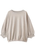 【ナナデェコール/nanadecor / GOODS】のKO裏毛バルーントップス ライトグレー|ID:prp329100004715500