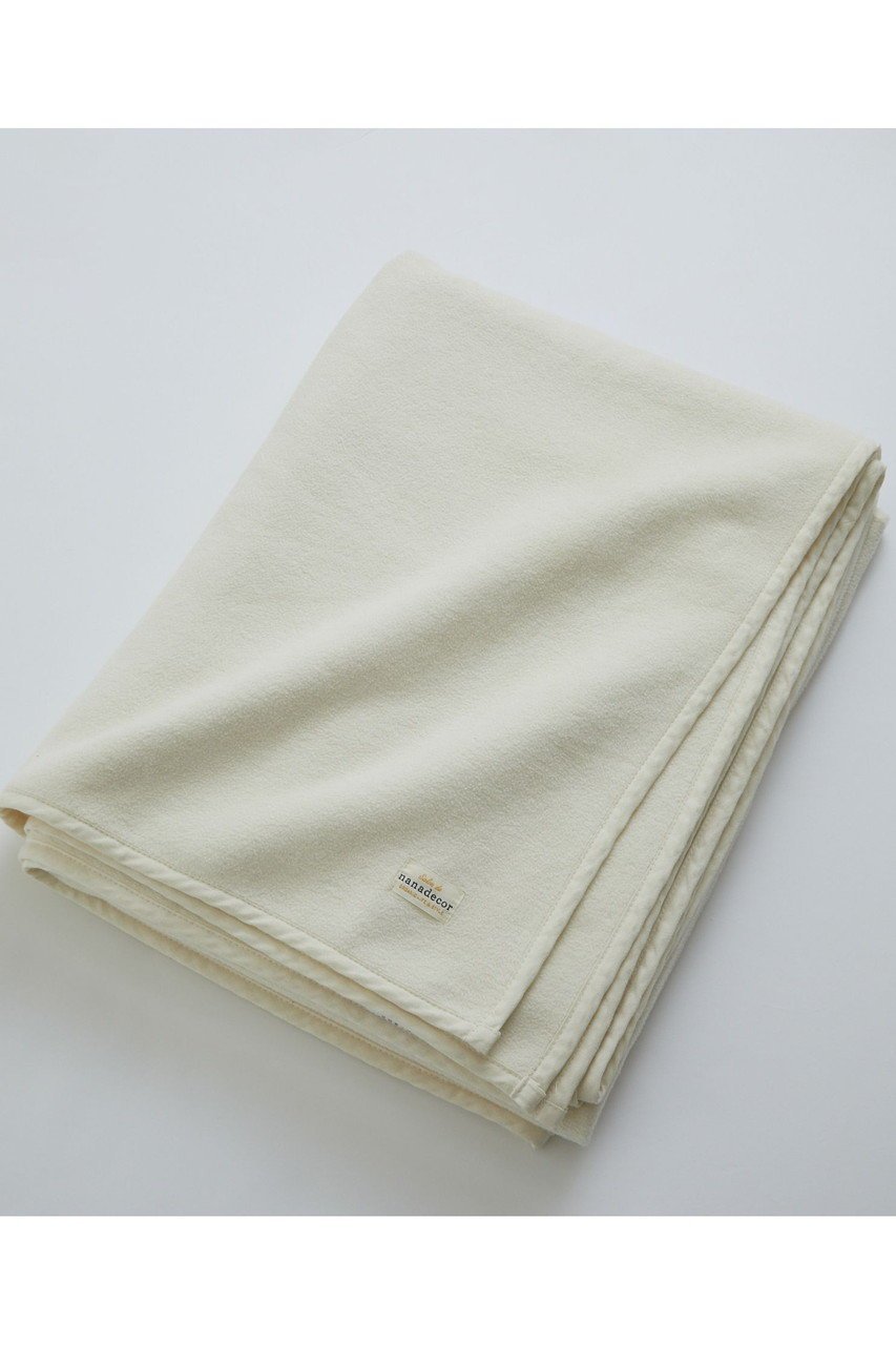 【ナナデェコール/nanadecor / GOODS】のオーガニックコットン綿毛布 インテリア・キッズ・メンズ・レディースファッション・服の通販 founy(ファニー) 　おすすめ　Recommended / Our Picks　なめらか　Smooth, Silky Texture　オーガニック　Organic Cotton　ギフト プレゼント　Gift / Present　リネン　Linen, Linen Fabric　ホワイト|ID: prp329100004715503 ipo3291000000036193148