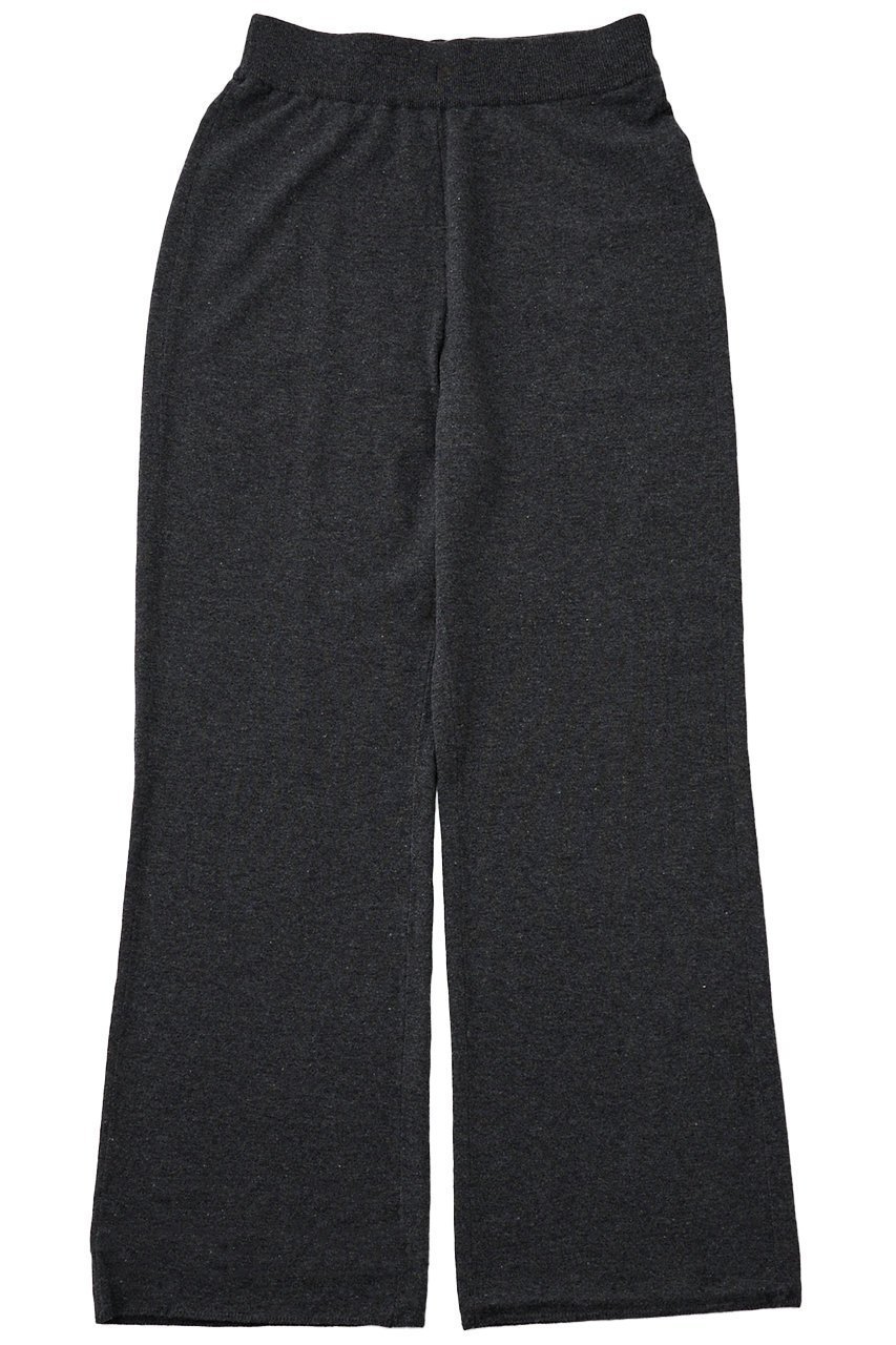 【ザ ストア バイ シー/THE STORE by C】の【COCUCA】ニットパンツ インテリア・キッズ・メンズ・レディースファッション・服の通販 founy(ファニー) 　ファッション　Fashion　レディースファッション　Fashion for Women　パンツ　Pants & Trousers　おすすめ　Recommended / Our Picks　なめらか　Smooth, Silky Texture　セットアップ　Set-Up, Coordinated Outfit　フレア　Flare, Flared　ベビー　Baby, Babywear　ラグジュアリー　Luxury, Elegant　リラックス　Relax, Relaxed Fit　新作・新入荷　New Arrivals / New In　チャコールグレー|ID: prp329100004715510 ipo3291000000034069369