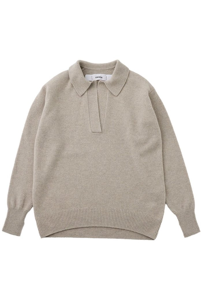 【ザ ストア バイ シー/THE STORE by C】の【COCUCA】ミドルゲージニット インテリア・キッズ・メンズ・レディースファッション・服の通販 founy(ファニー) https://founy.com/ ファッション Fashion レディースファッション Fashion for Women トップス・カットソー Cut & Sew Tops ニット Knit Tops & Sweaters カジュアルプルオーバー・ニットトップス Pullovers & Knit Tops / Casual Pullovers シルク Silk, 100% Silk スキッパー Skipper, Open Collar ベーシック Basic, Essential ミドル Middle Length, Mid Height 新作・新入荷 New Arrivals / New In |ID: prp329100004715511 ipo3291000000034069377
