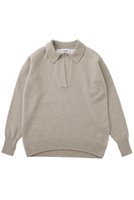 【ザ ストア バイ シー/THE STORE by C】の【COCUCA】ミドルゲージニット 人気、トレンドファッション・服の通販 founy(ファニー) ファッション Fashion レディースファッション Fashion for Women トップス・カットソー Cut & Sew Tops ニット Knit Tops & Sweaters カジュアルプルオーバー・ニットトップス Pullovers & Knit Tops / Casual Pullovers シルク Silk, 100% Silk スキッパー Skipper, Open Collar ベーシック Basic, Essential ミドル Middle Length, Mid Height 新作・新入荷 New Arrivals / New In |ID:prp329100004715511