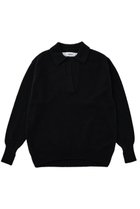 【ザ ストア バイ シー/THE STORE by C】の【COCUCA】ミドルゲージニット 人気、トレンドファッション・服の通販 founy(ファニー) ファッション Fashion レディースファッション Fashion for Women トップス・カットソー Cut & Sew Tops ニット Knit Tops & Sweaters カジュアルプルオーバー・ニットトップス Pullovers & Knit Tops / Casual Pullovers シルク Silk, 100% Silk スキッパー Skipper, Open Collar ベーシック Basic, Essential ミドル Middle Length, Mid Height 新作・新入荷 New Arrivals / New In thumbnail ブラック|ID: prp329100004715511 ipo3291000000034069380