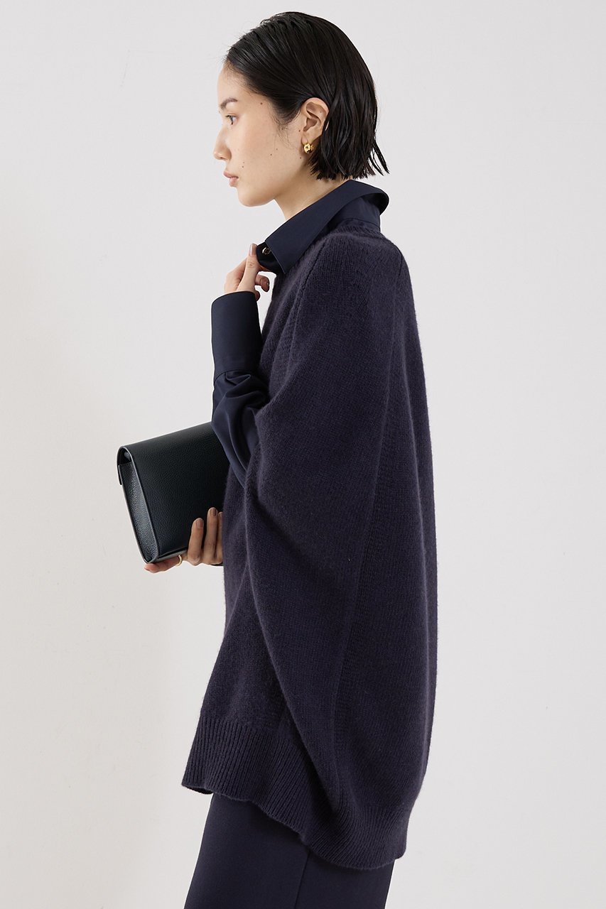 【ザ ストア バイ シー/THE STORE by C】の【COCUCA】カシミヤポンチョニット 人気、トレンドファッション・服の通販 founy(ファニー) 　ファッション　Fashion　レディースファッション　Fashion for Women　トップス・カットソー　Cut & Sew Tops　ニット　Knit Tops & Sweaters　カジュアルプルオーバー・ニットトップス　Pullovers & Knit Tops / Casual Pullovers　イタリア　Italy　カーディガン　Cardigan, Knitwear　ストール　Stole, Wrap　フォルム　Silhouette, Form　other-2|ID: prp329100004715513 ipo3291000000035678591