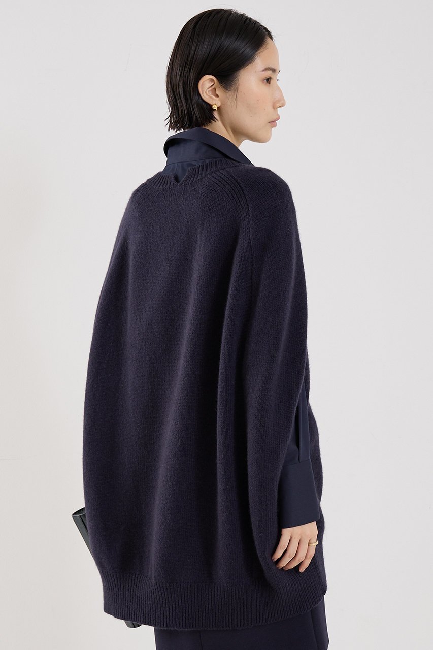 【ザ ストア バイ シー/THE STORE by C】の【COCUCA】カシミヤポンチョニット 人気、トレンドファッション・服の通販 founy(ファニー) 　ファッション　Fashion　レディースファッション　Fashion for Women　トップス・カットソー　Cut & Sew Tops　ニット　Knit Tops & Sweaters　カジュアルプルオーバー・ニットトップス　Pullovers & Knit Tops / Casual Pullovers　イタリア　Italy　カーディガン　Cardigan, Knitwear　ストール　Stole, Wrap　フォルム　Silhouette, Form　other-3|ID: prp329100004715513 ipo3291000000035678592